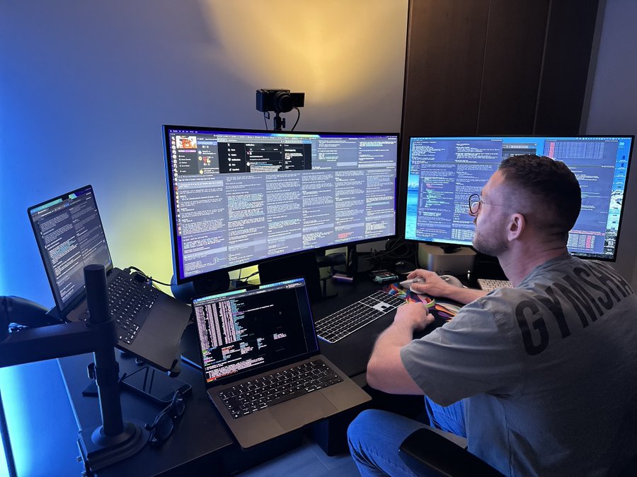Developer at workstation running OpenClaw